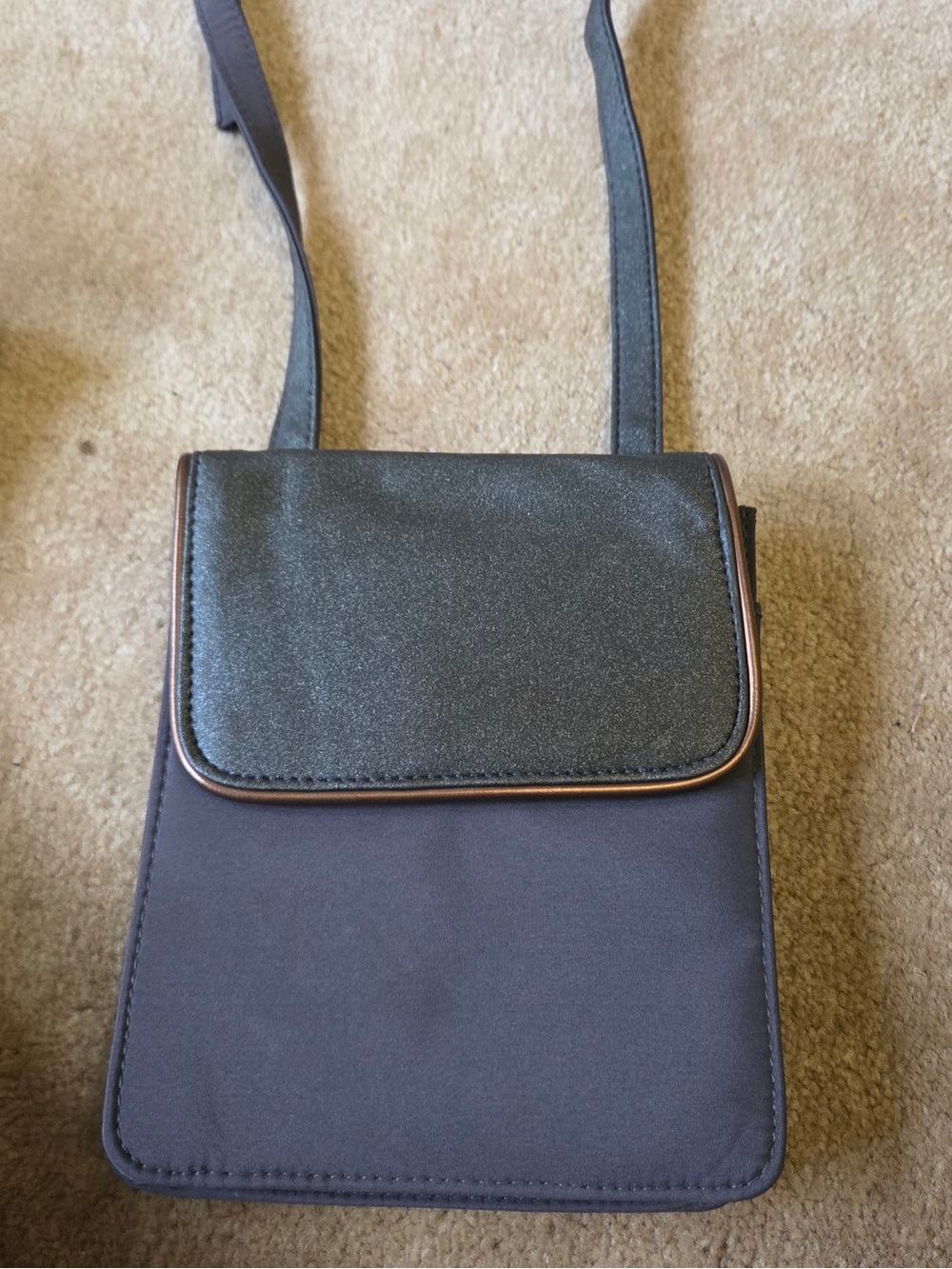2/$20 Avon Navy Blue and Black Crossbody Bag